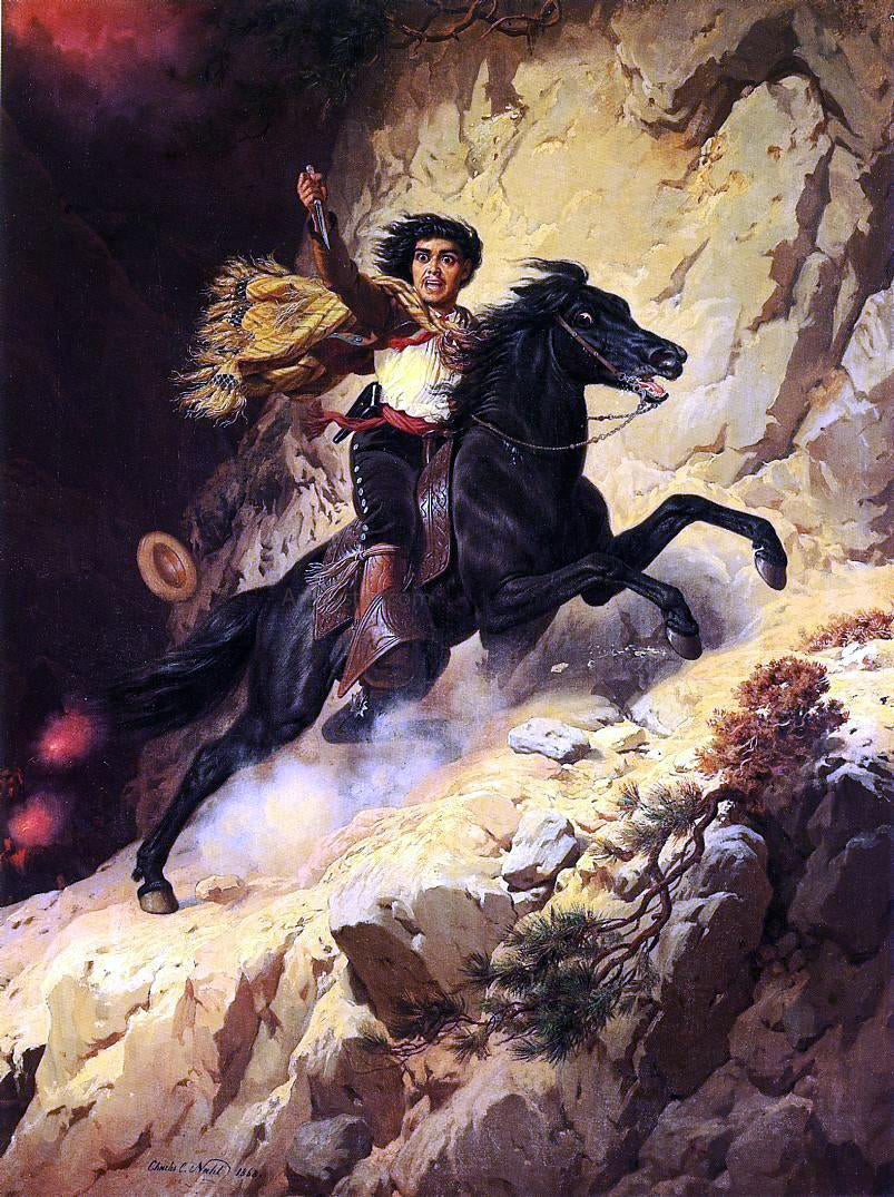 Charles Christian Nahl Joaquin Murieta - Canvas Print
