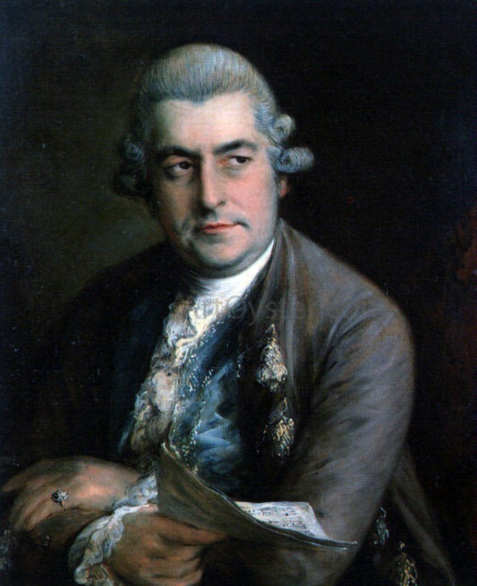 Thomas Gainsborough Johann Christian Bach - Canvas Print