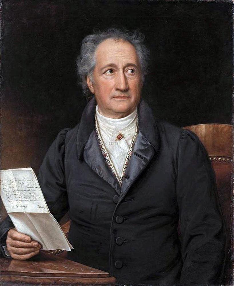 Joseph Karl Stieler Johann Wolfgang von Goethe - Canvas Print