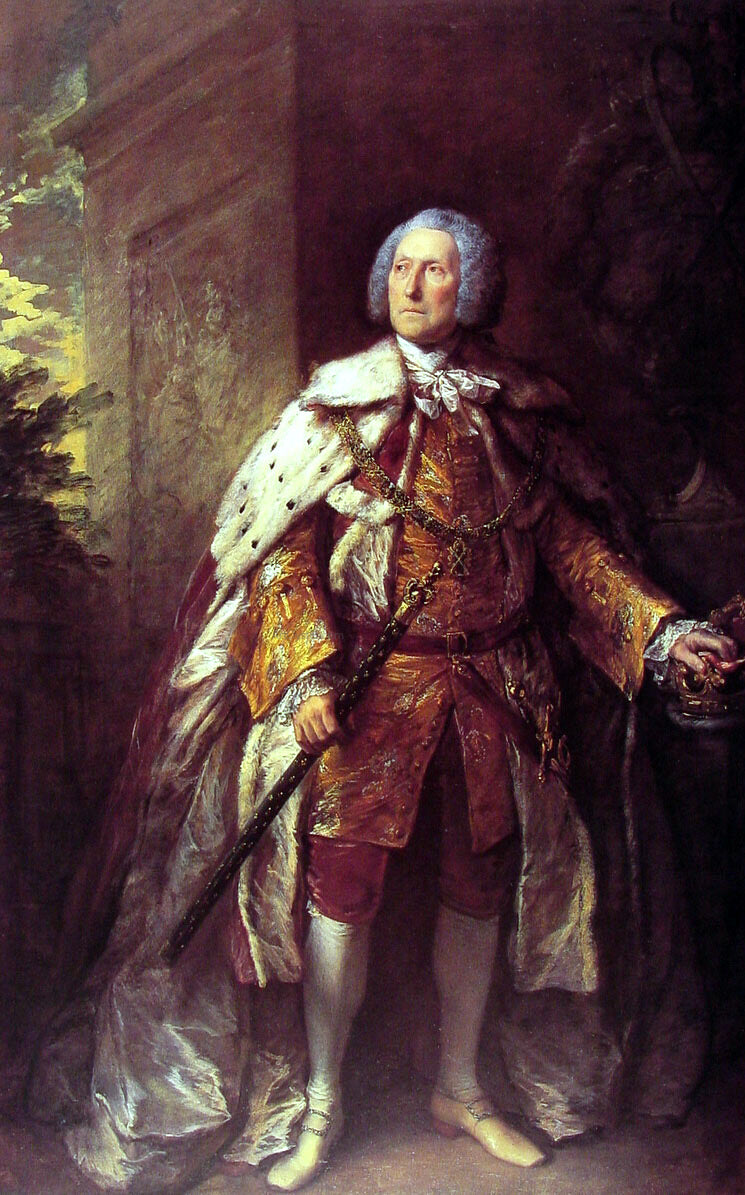Thomas Gainsborough John, fourth Duke of Argyll - Canvas Print