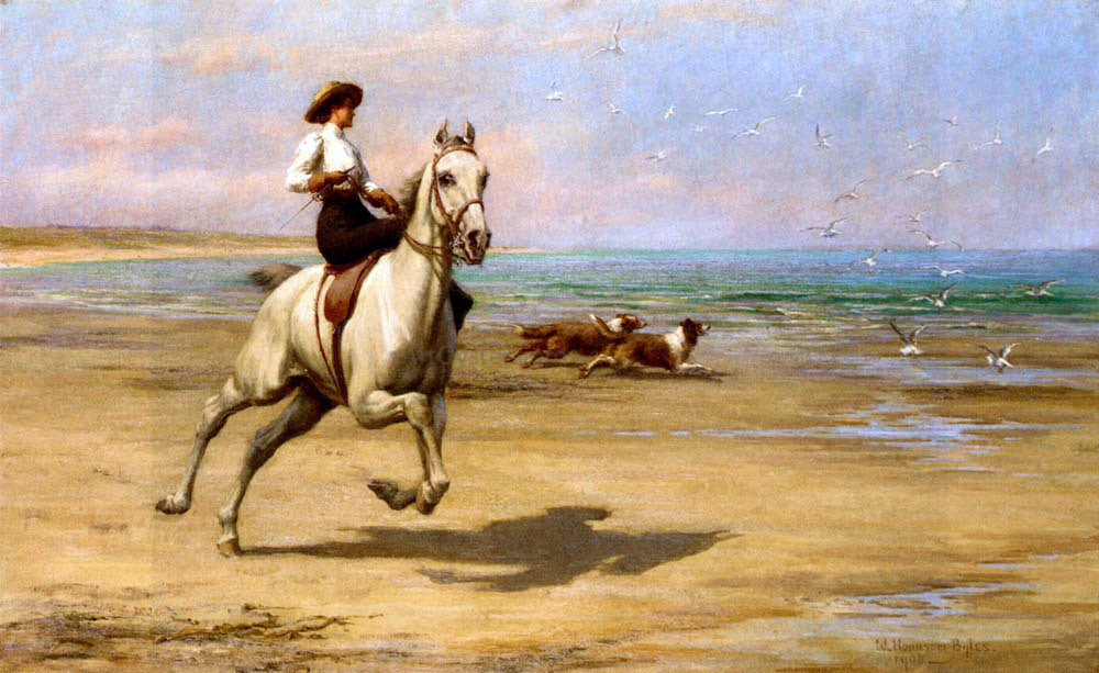 William Hounsom Byles Joie de Vivre - Canvas Print