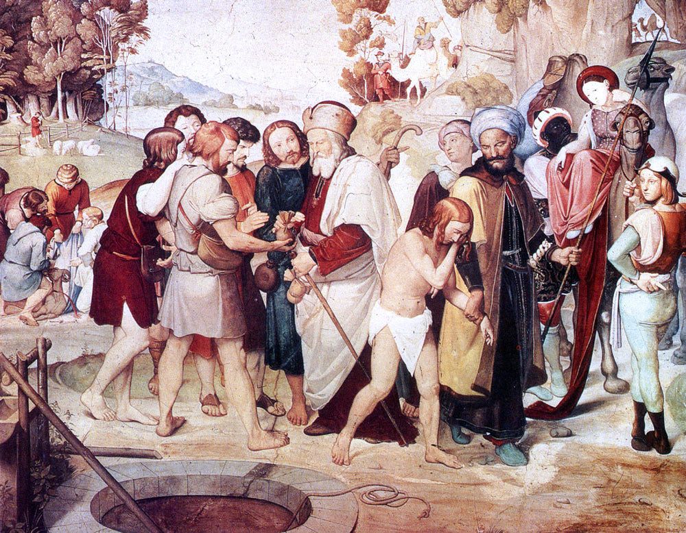 Johann Friedrich Overbeck Joseph Being Sold By His Brothers - Canvas Print