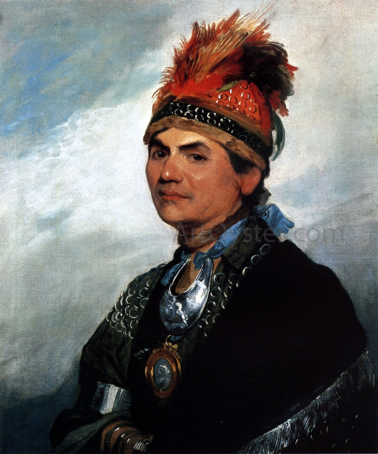 Gilbert Stuart Joseph Brant - Canvas Print