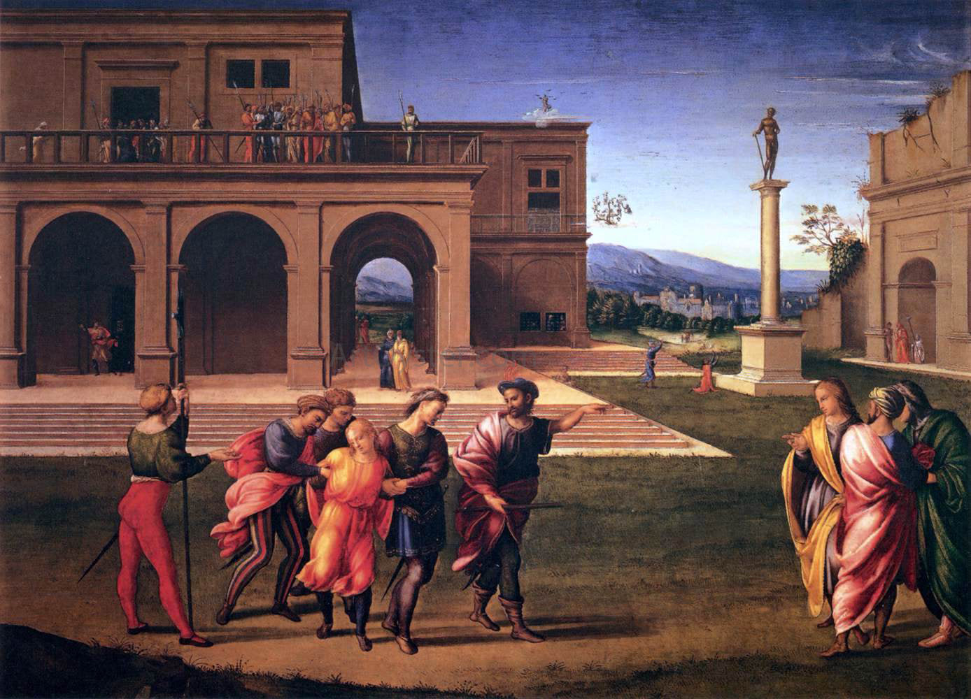 Francesco Granacci Joseph Conducted to Prison - Canvas Print