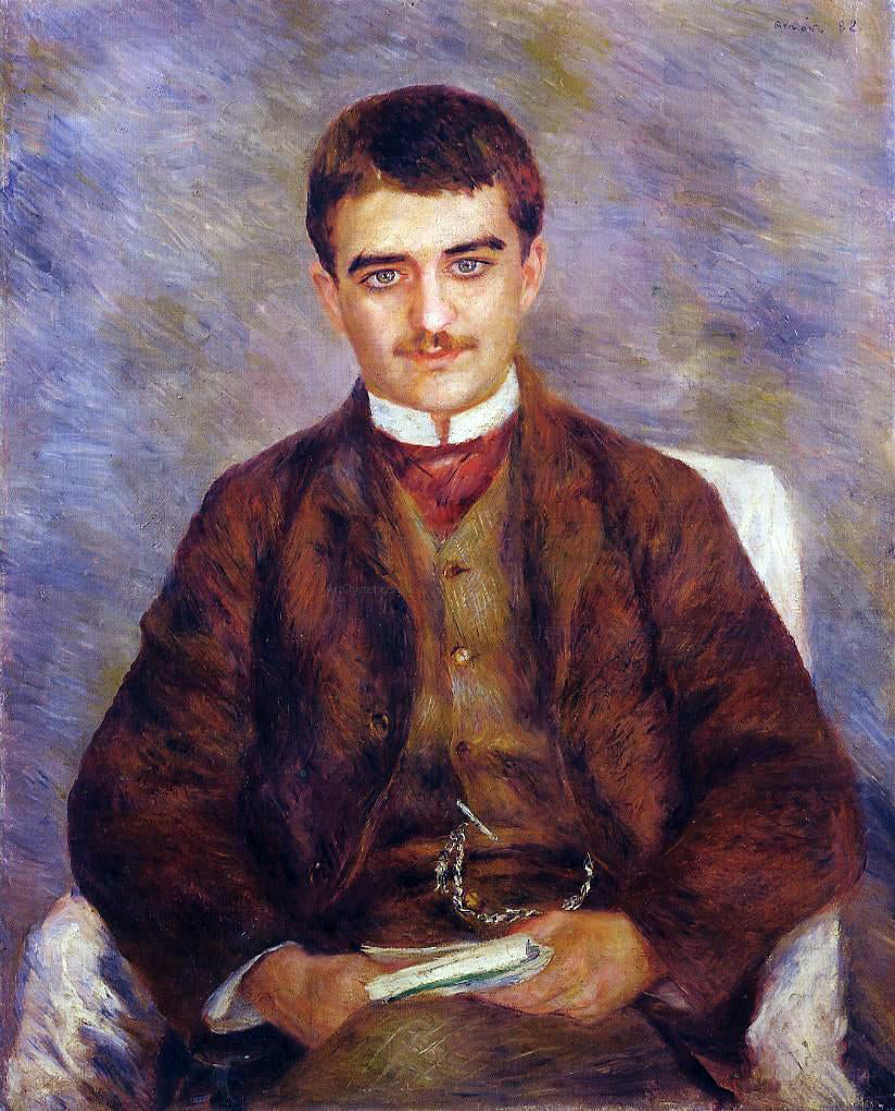 Pierre Auguste Renoir Joseph Durand-Ruel - Canvas Print