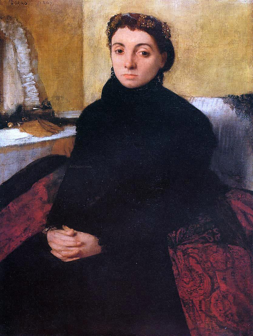 Edgar Degas Josephine Gaujean - Canvas Print