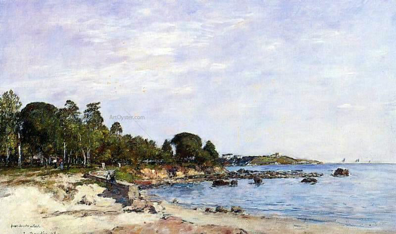 Eugene-Louis Boudin Juan-les-Pins, the Bay and the Shore - Canvas Print