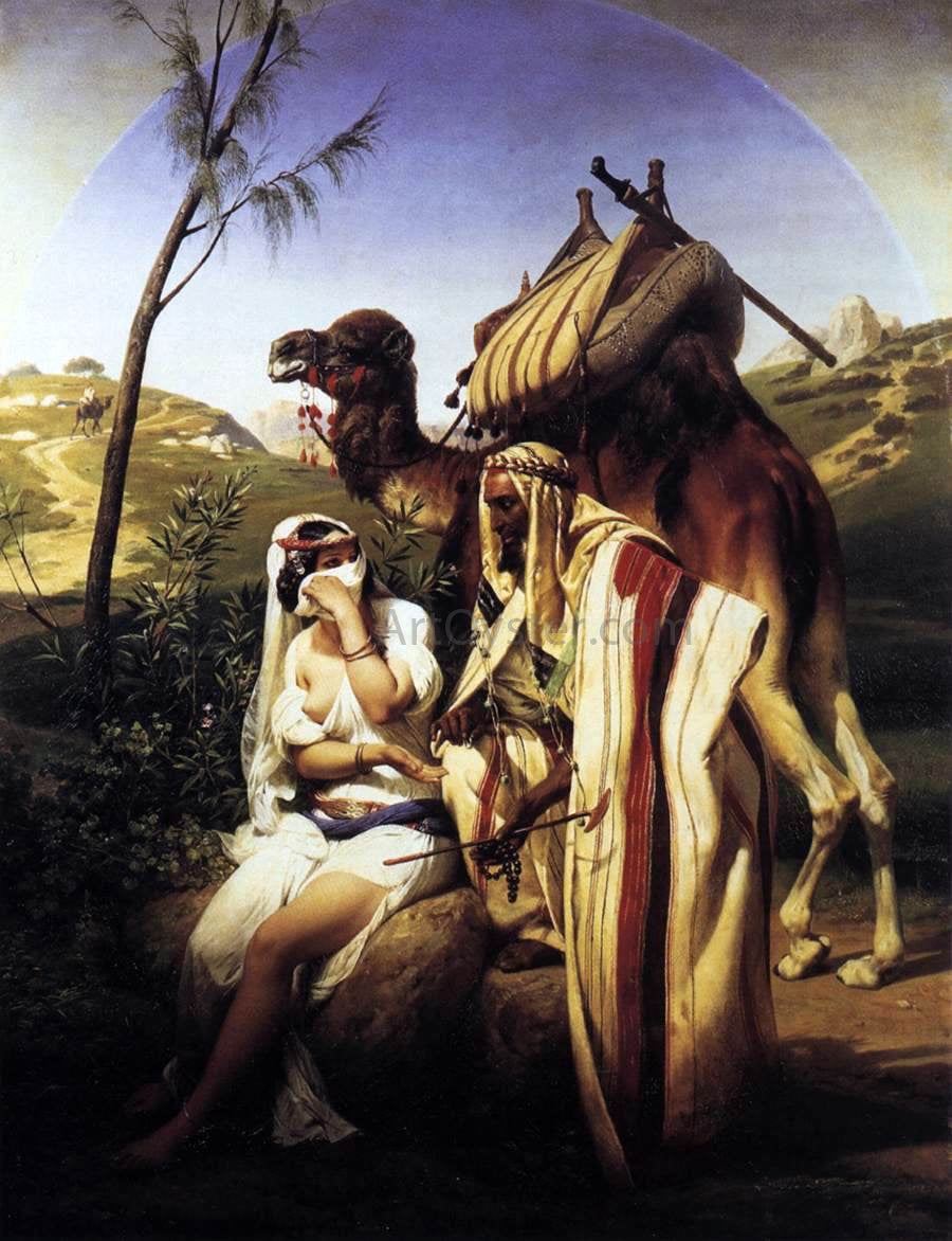 Horace Vernet Judah and Tamar - Canvas Print