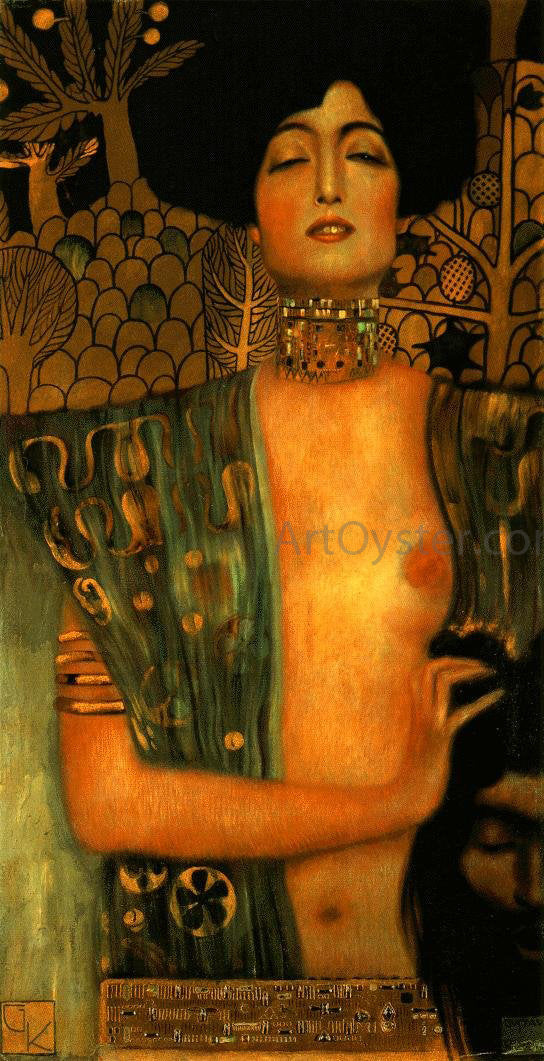 Gustav Klimt Judith and Holopherne - Canvas Print