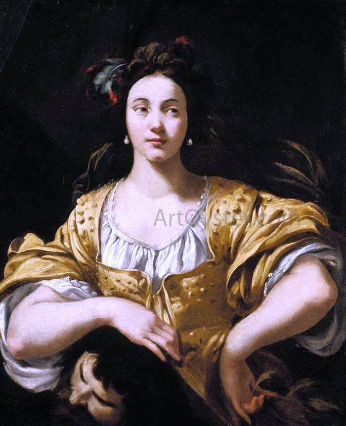 Charles Mellin Judith with the Head of Holofernes - Canvas Print