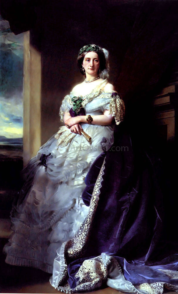 Franz Xavier Winterhalter Julia Louise Bosville, Lady Middleton - Canvas Print