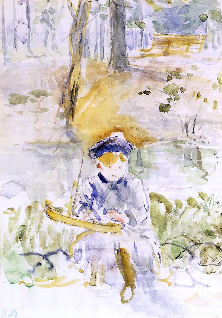 Berthe Morisot Julie and Her Boat - Canvas Print