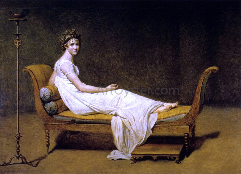 Jacques-Louis David Juliette Recamier - Canvas Print