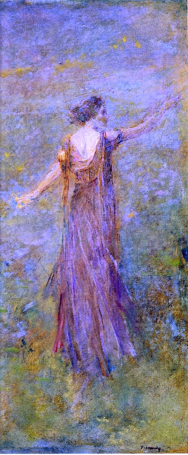 Thomas Wilmer Dewing June - Canvas Print