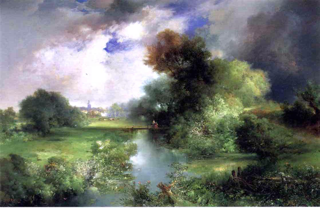 Thomas Moran June, East Hampton - Canvas Print