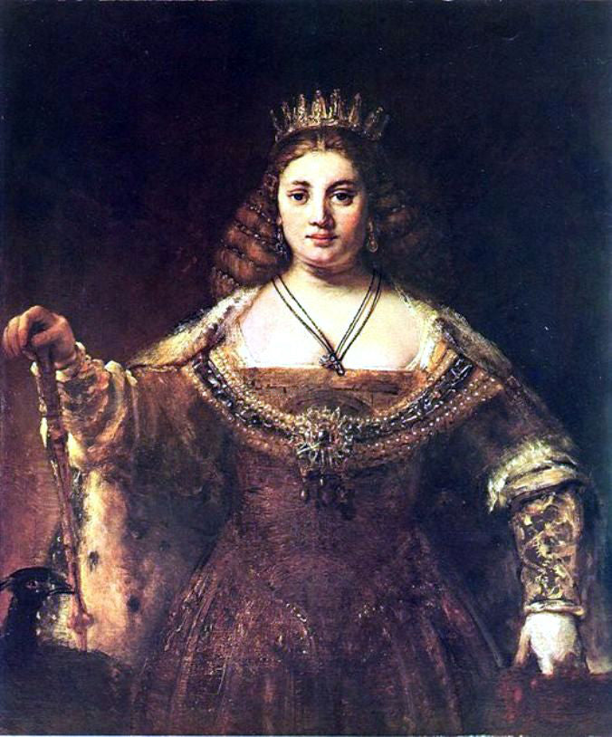 Rembrandt Van Rijn Juno - Canvas Print