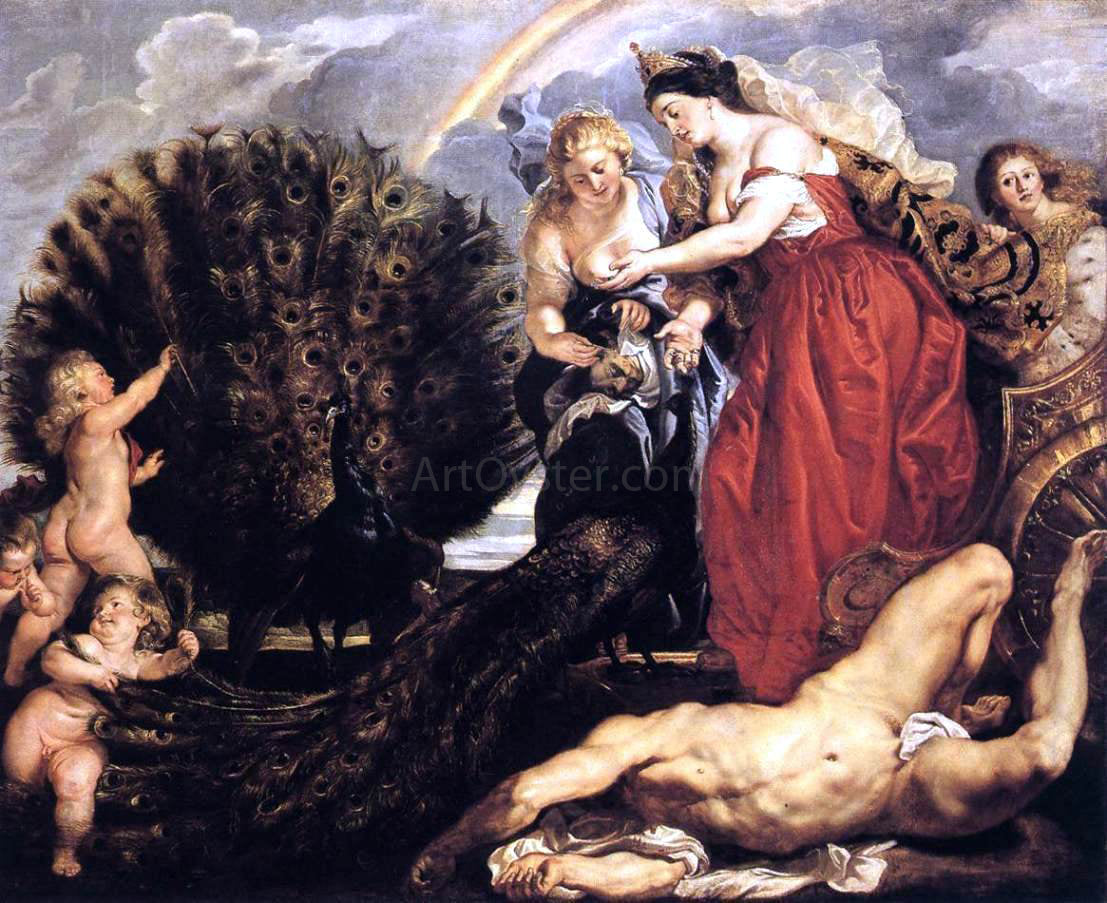 Peter Paul Rubens Juno and Argus - Canvas Print