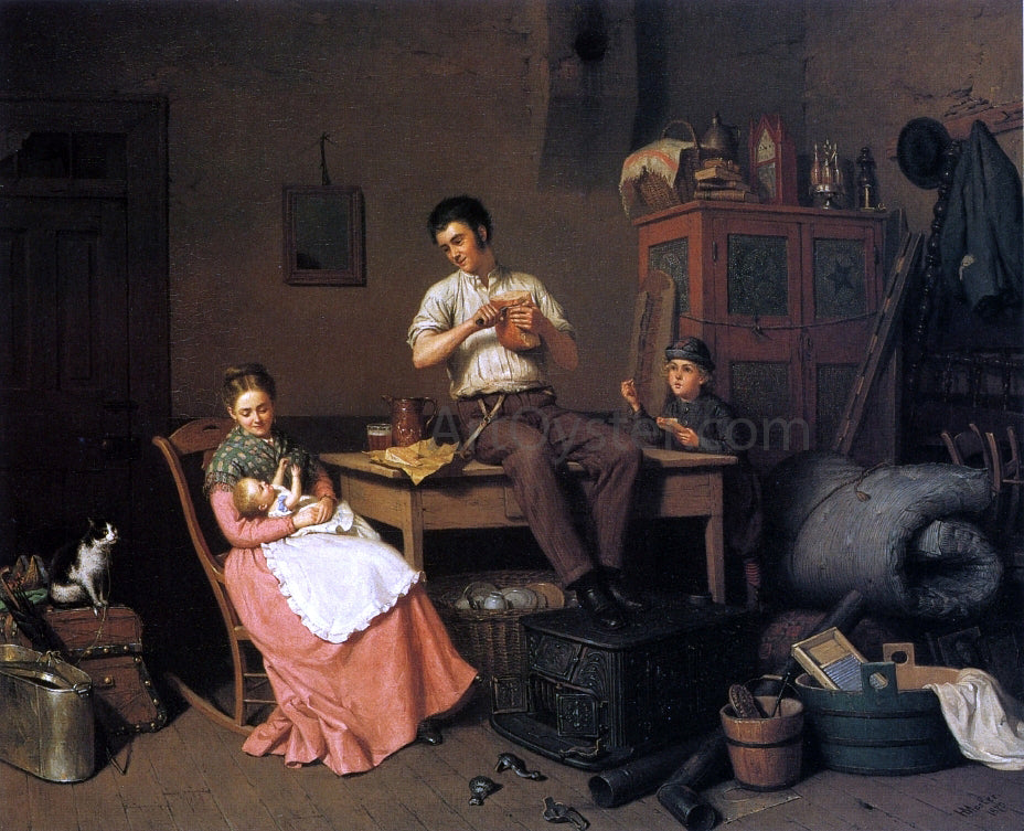 Henry Mosler Just Moved - Canvas Print