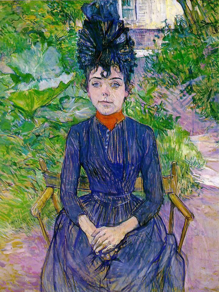 Henri De Toulouse-Lautrec Justine Dieuhl - Canvas Print