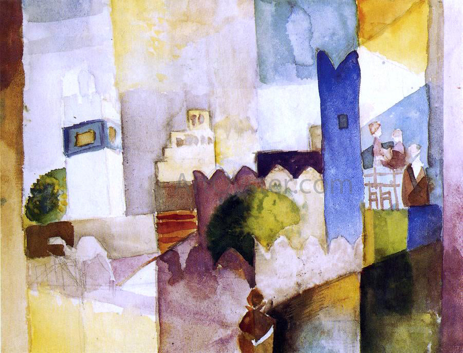 August Macke Kairuan III - Canvas Print