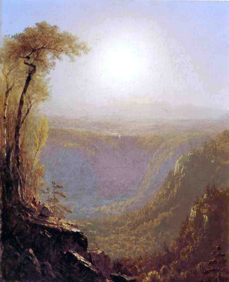 Sanford Robinson Gifford Kauterskill Clove, in the Catskills - Canvas Print