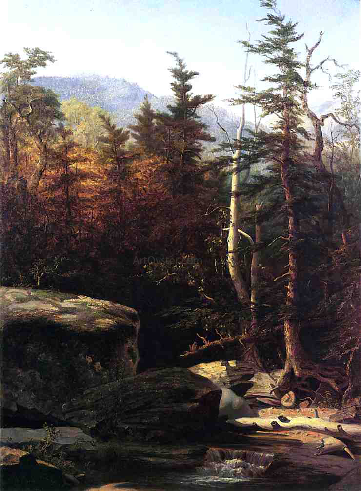 Sanford Robinson Gifford Kauterskill Clove - Canvas Print