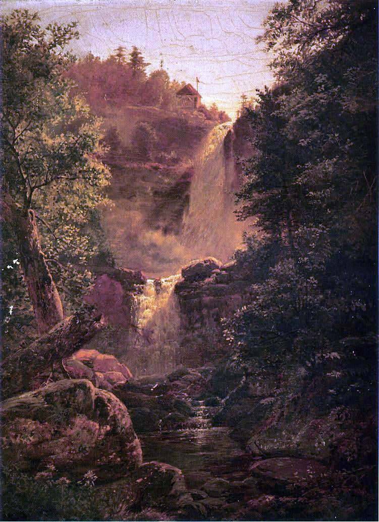 Edmund Darch Lewis Kauterskill Falls - Canvas Print