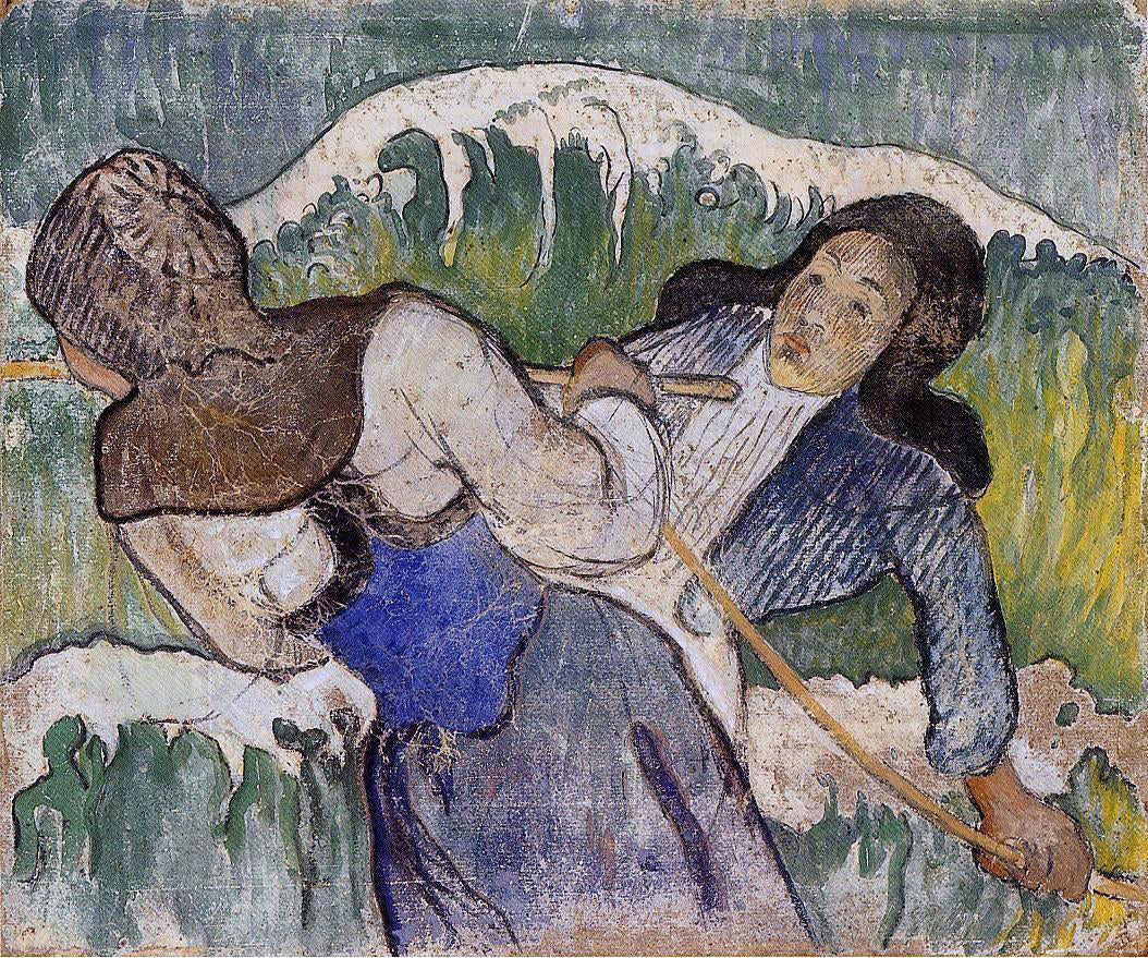 Paul Gauguin Kelp Gatherers - Canvas Print