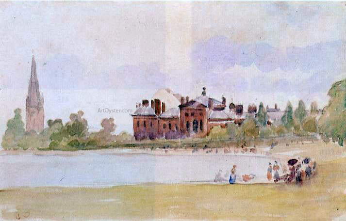 Camille Pissarro Kensington Gardens - Canvas Print