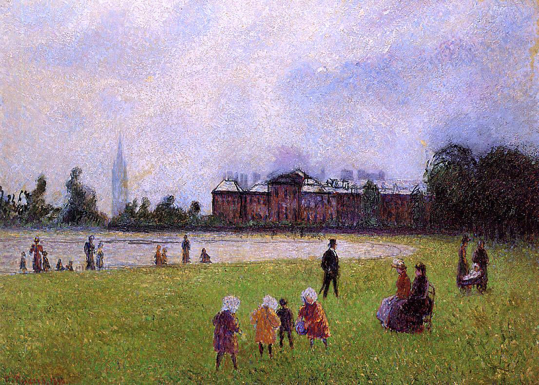 Camille Pissarro Kensington Gardens, London - Canvas Print