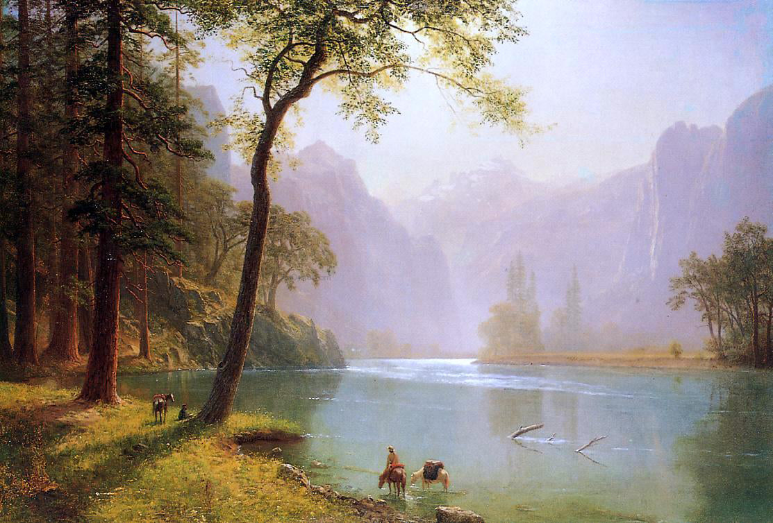 Albert Bierstadt Kern River Valley, California - Canvas Print