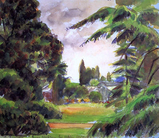 Camille Pissarro Kew Gardens, the Little Greenhouse - Canvas Print