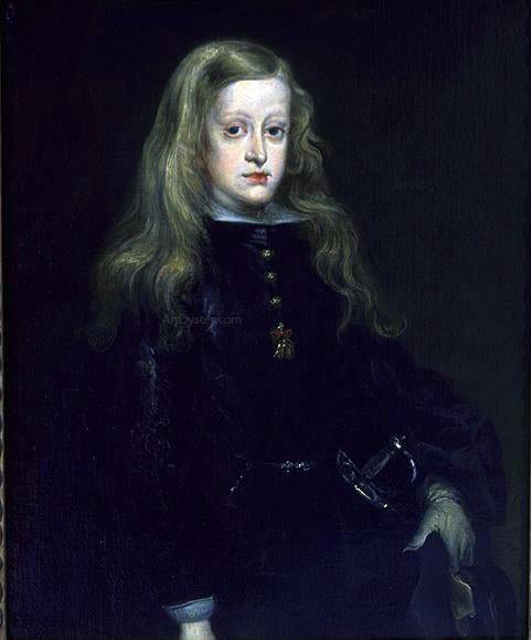 Juan Carreno De Miranda King Charles II of Spain - Canvas Print