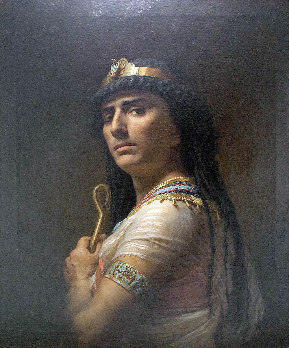 Frederick Arthur Bridgman King David - Canvas Print