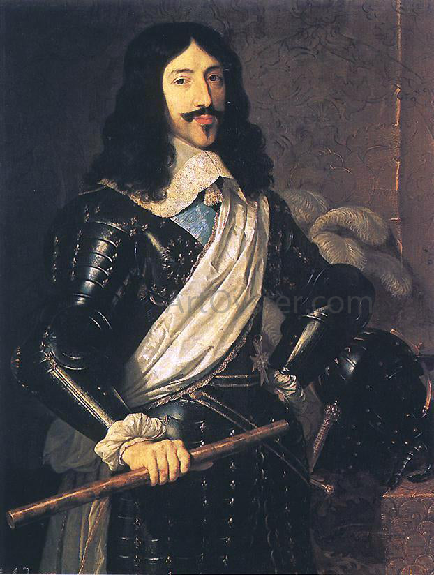 Philippe De Champaigne King Louis XIII - Canvas Print
