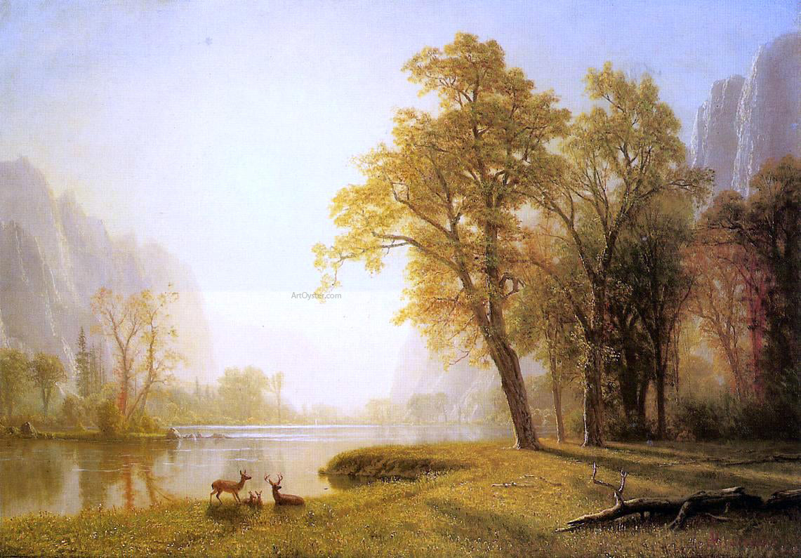Albert Bierstadt Kings River Canyon, California - Canvas Print