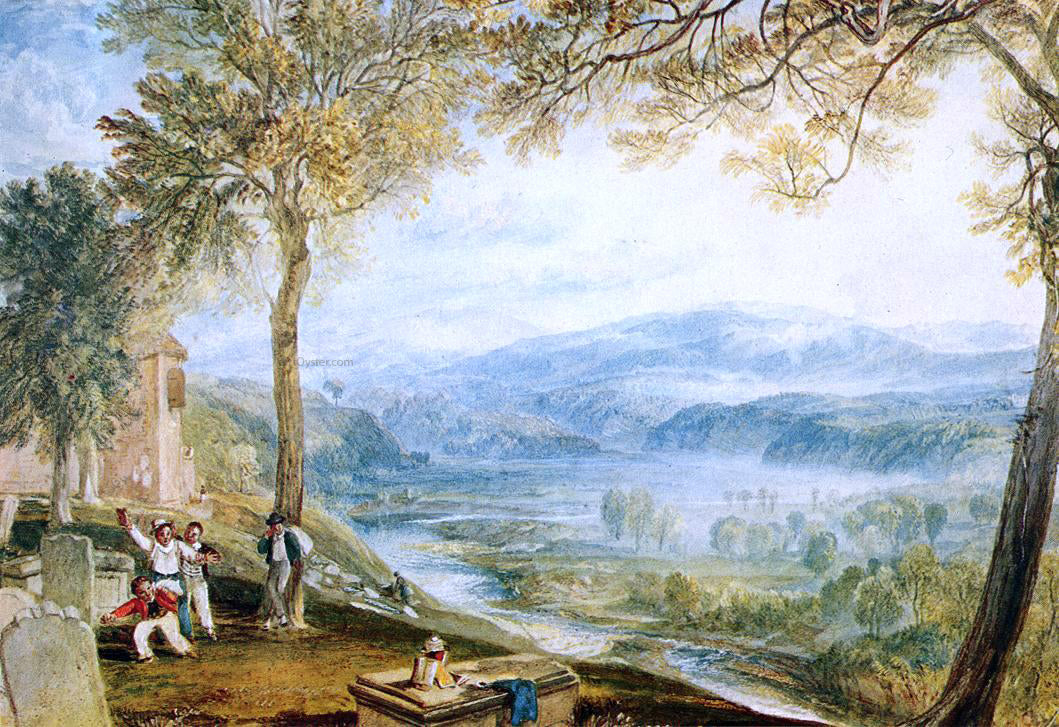 Joseph William Turner Kirby Londsale Churchyard - Canvas Print
