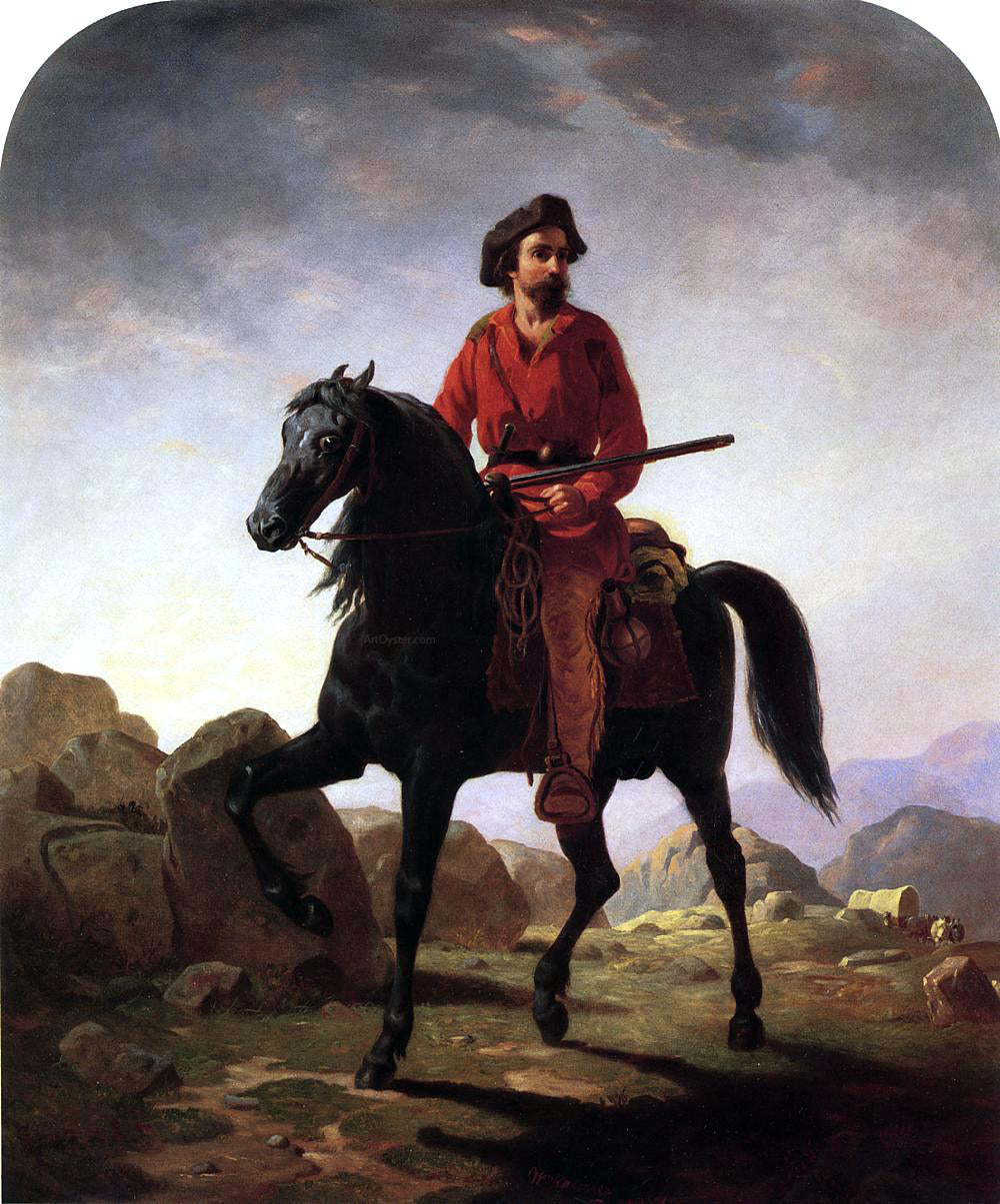 William Tylee Ranney Kit Carson - Canvas Print