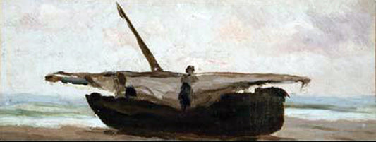 Modesto i Inglada La barca - Canvas Print