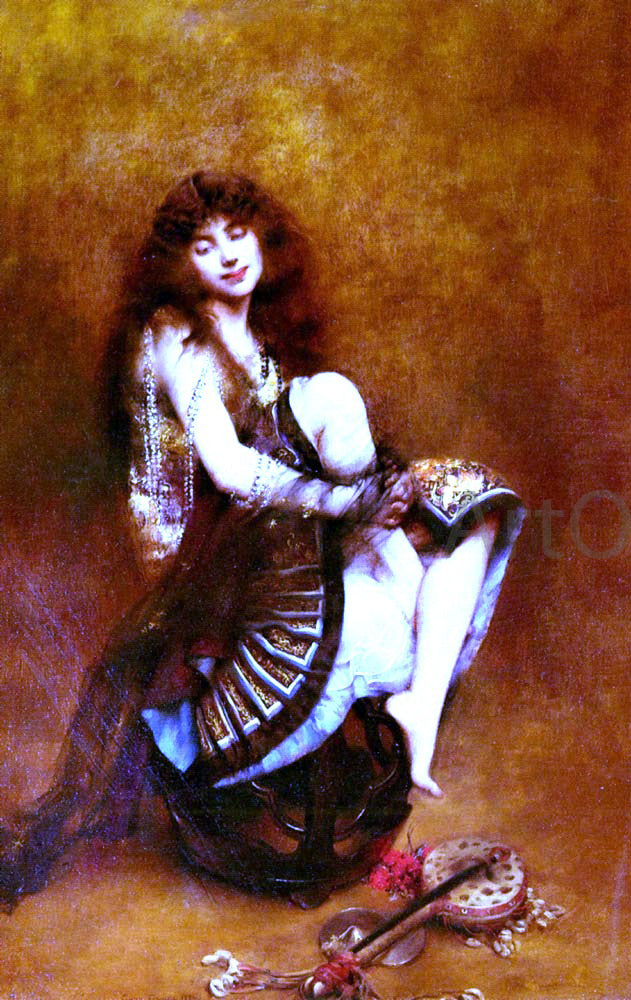 Gustave Etienne Courtois La Bayadere - Canvas Print