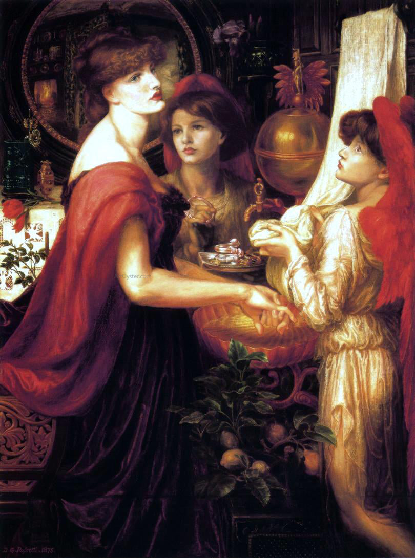 Dante Gabriel Rossetti La Bella Mano - Canvas Print