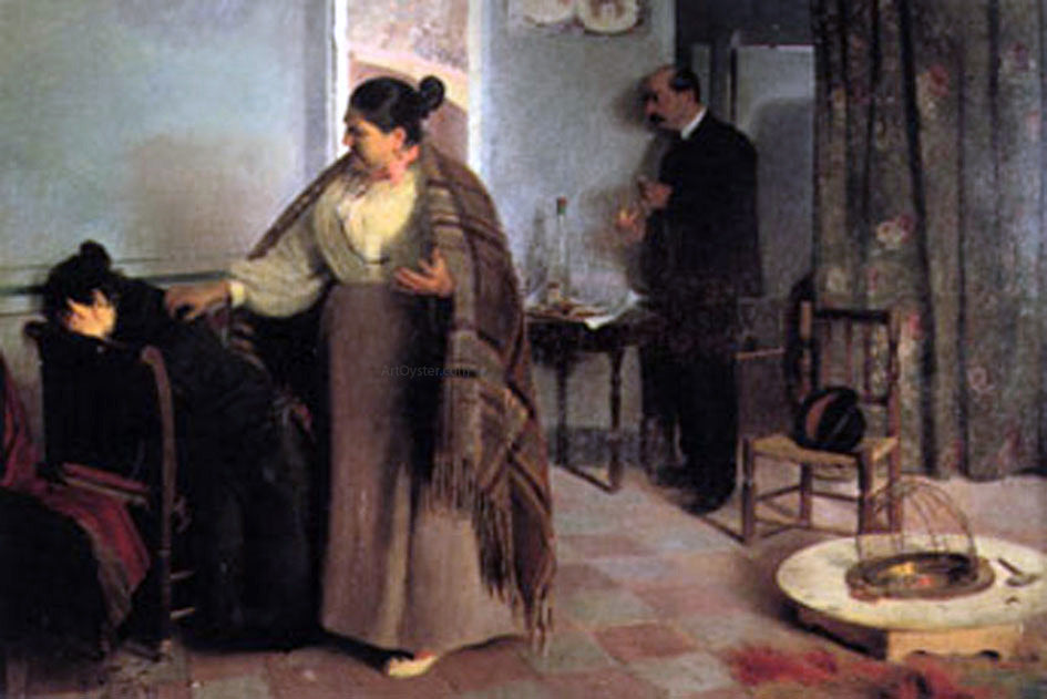 Antonio Fillol Granell La bestia humana - Canvas Print