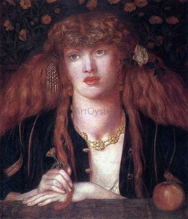 Dante Gabriel Rossetti La Bionda del Balcone - Canvas Print