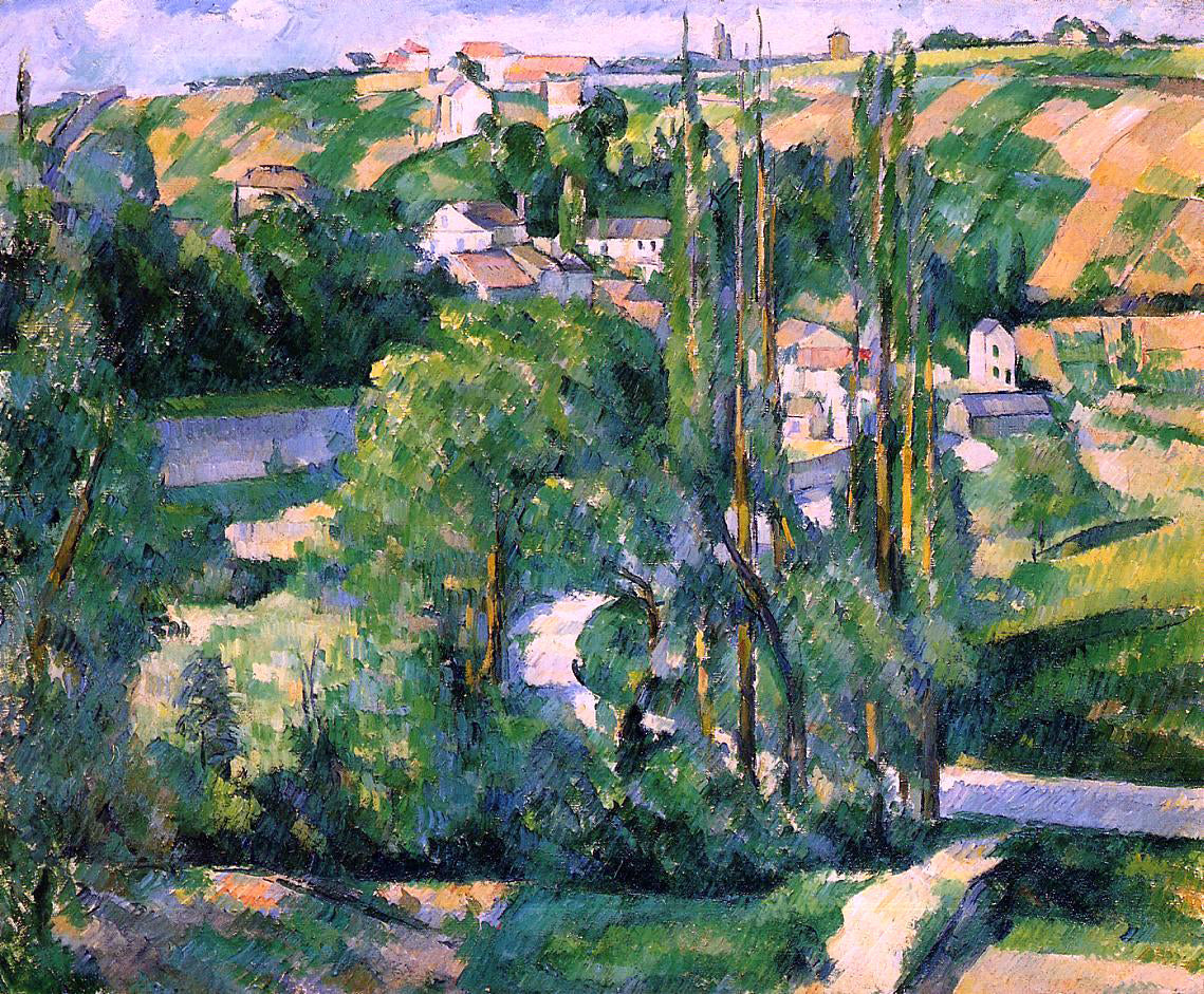 Paul Cezanne La Cote du Galet, at Pontoise - Canvas Print