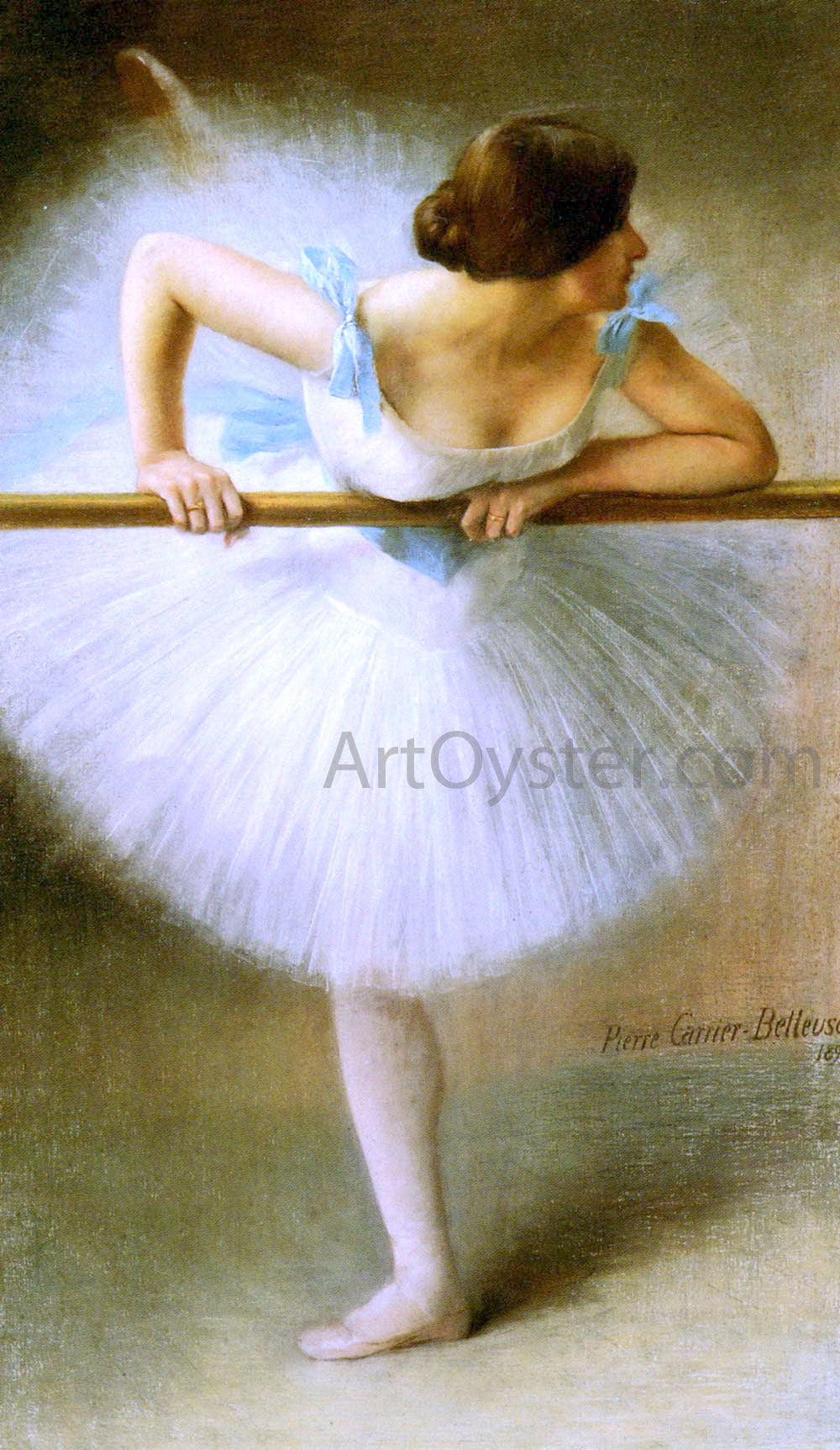 Pierre Carrier-Belleuse La Danseuse - Canvas Print