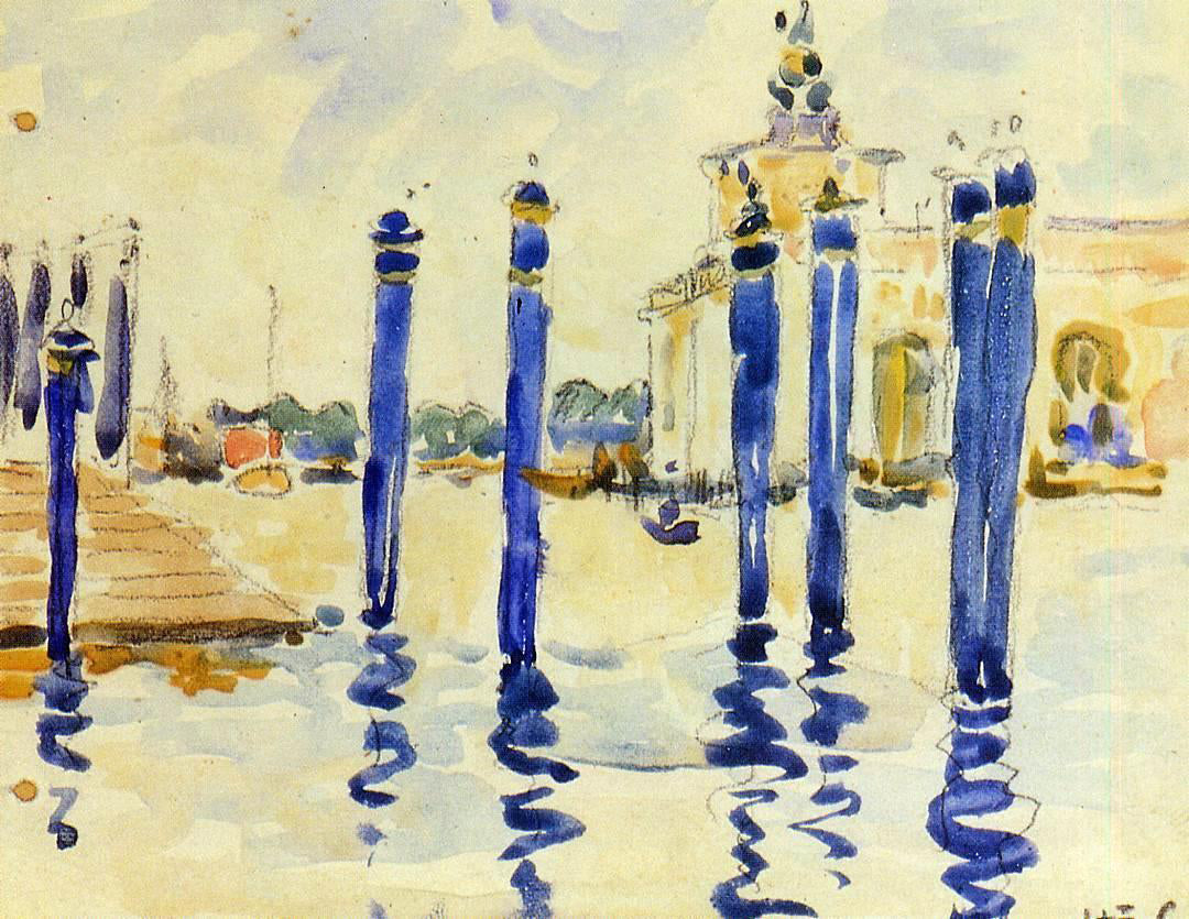 Henri Edmond Cross La Donana, Venice - Canvas Print