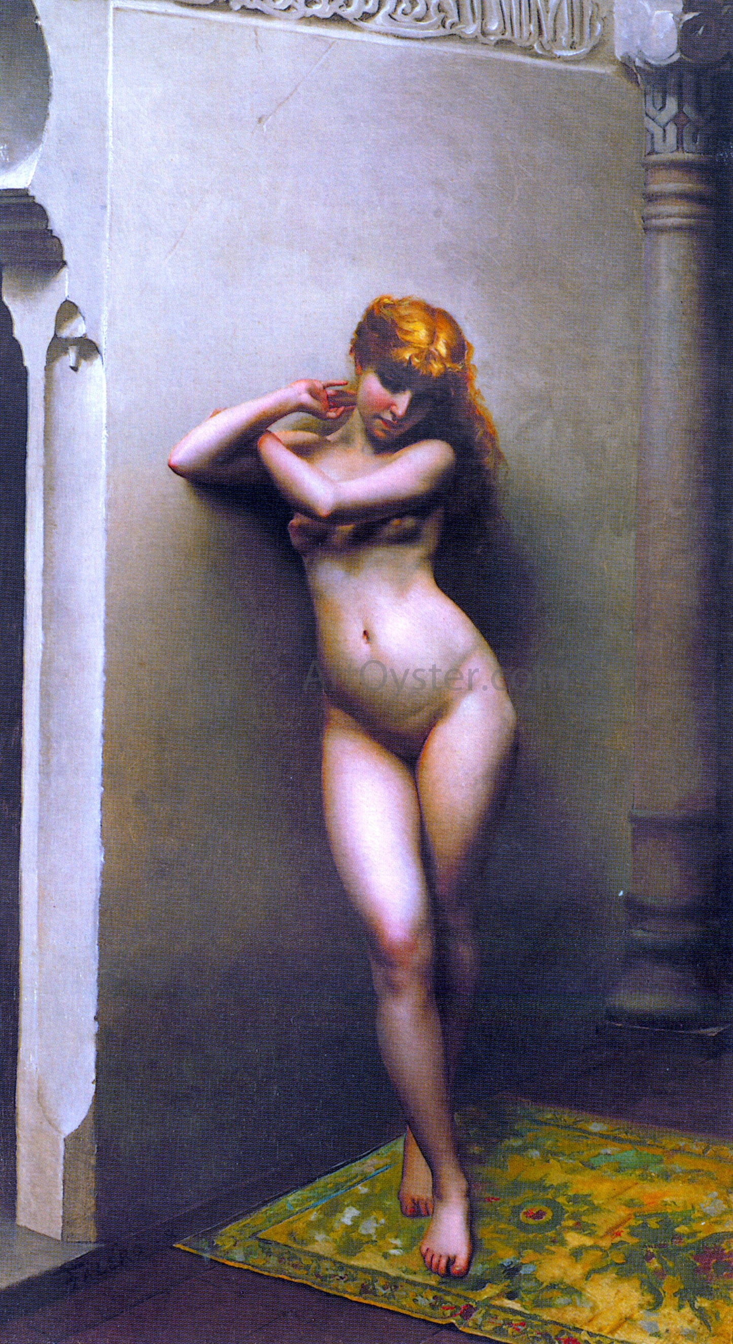 Luis Ricardo Falero La Favorite - Canvas Print