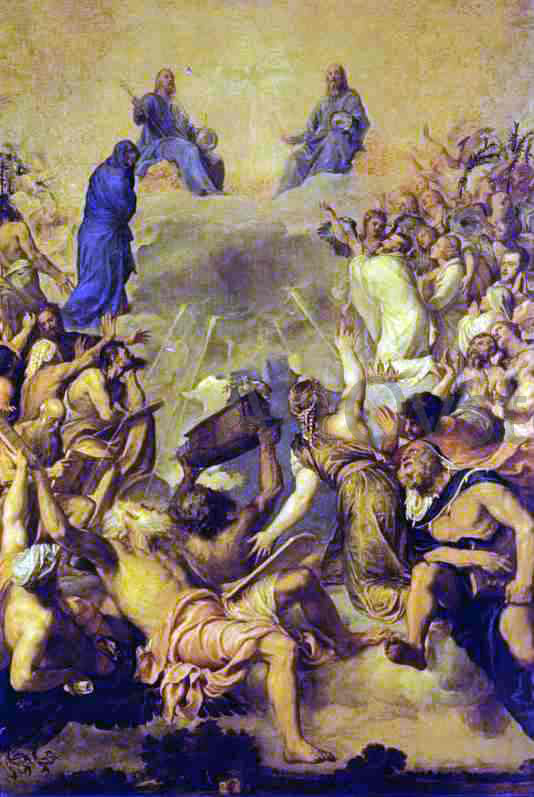 Titian La Gloria - Canvas Print