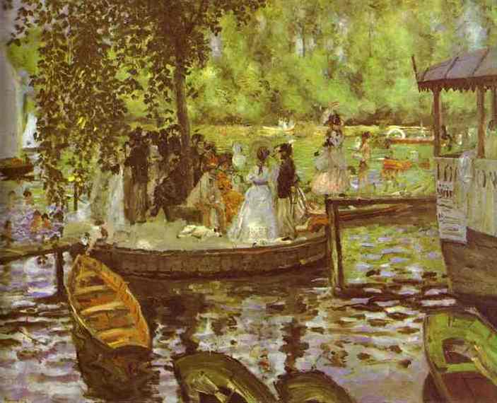 Claude Oscar Monet La Grenouillere - Canvas Print