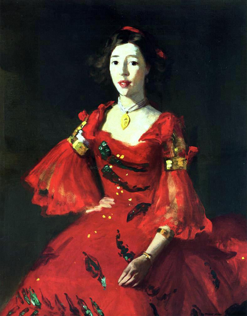 Robert Henri La Madrelenita - Canvas Print